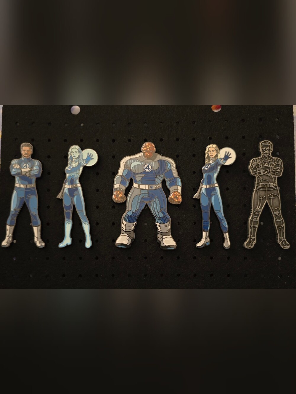 The Fantastic Four: First Steps Figpin Mystery Quest - Set Of 5 Pins (LOCKED)